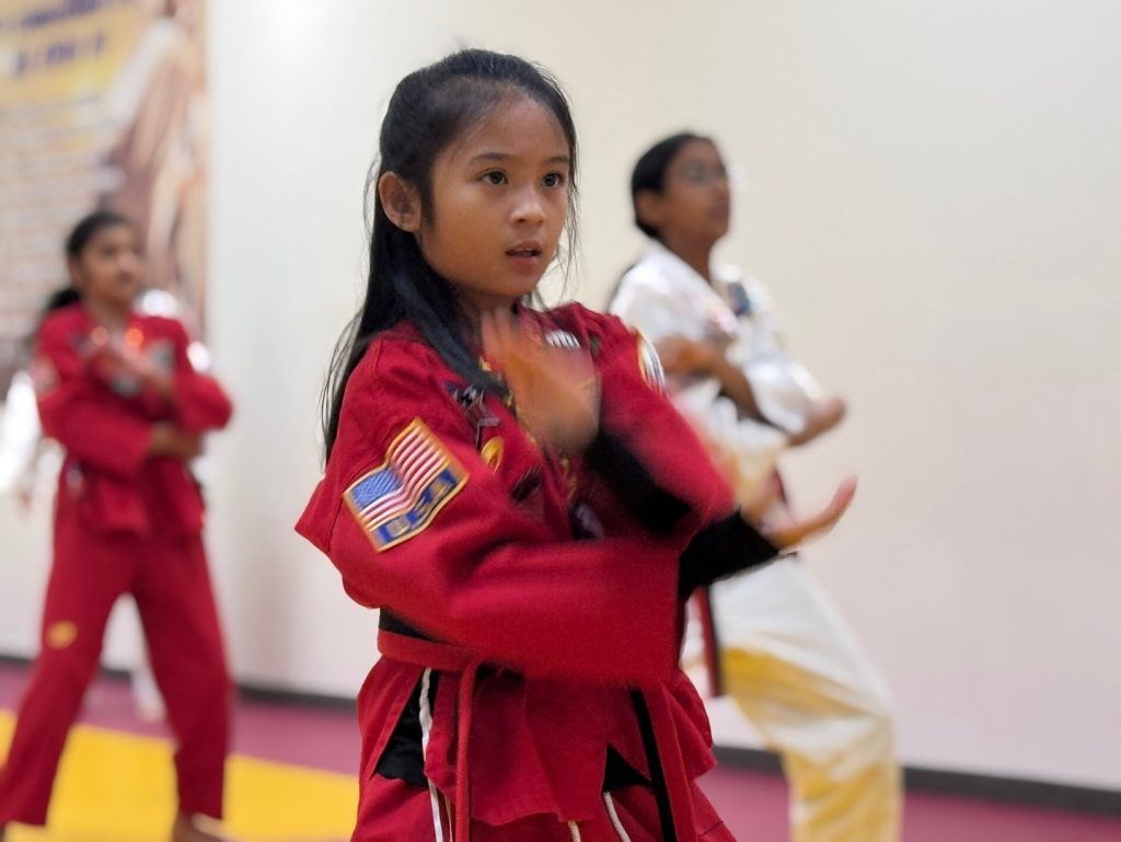 Ahn's Taekwondo Lawrenceville students and instructors