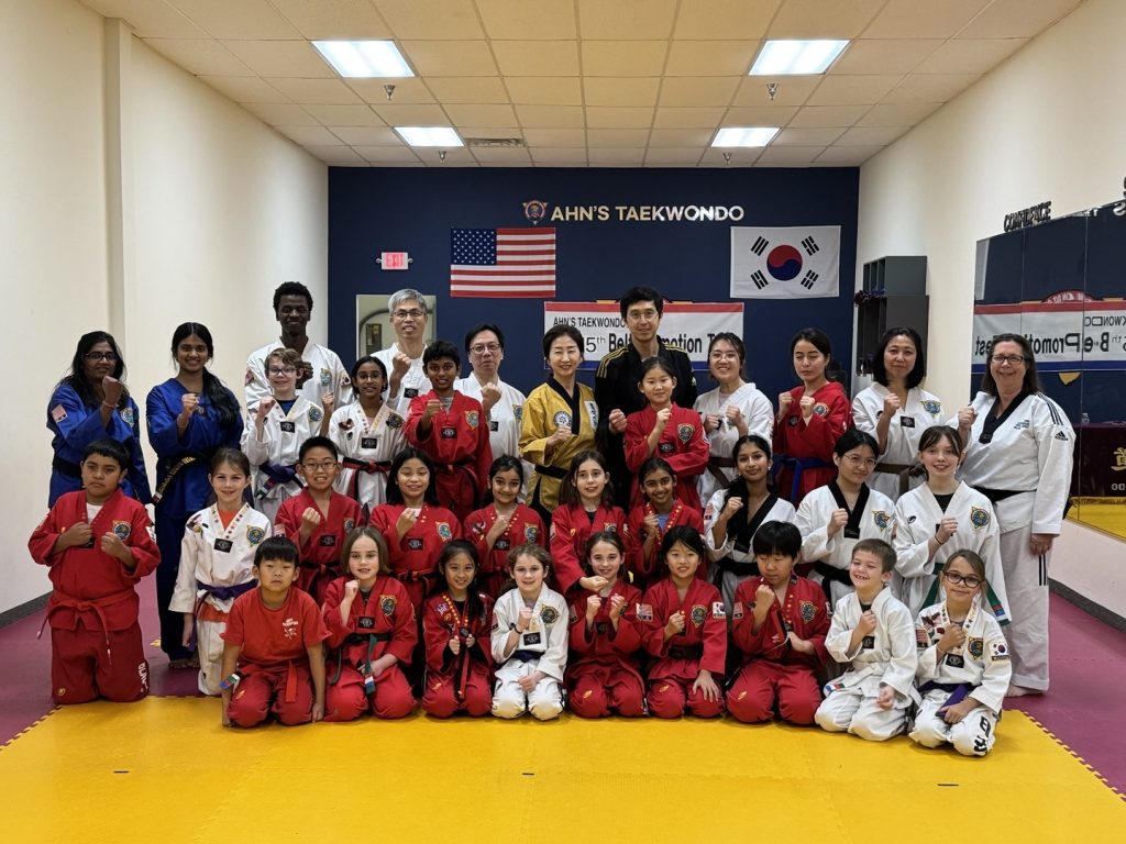 Ahn's Taekwondo Lawrenceville students and instructors